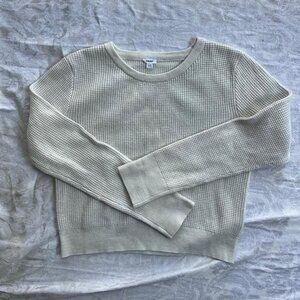 garage cream thermal sweater size xl